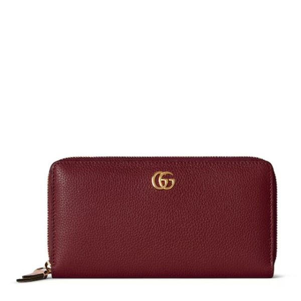 GUCCI Bi-color GG Marmont zip around wallet 456117 #10