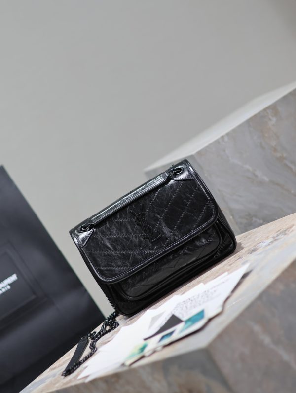 SAINT LAURENT NIKI baby in vintage leather  2