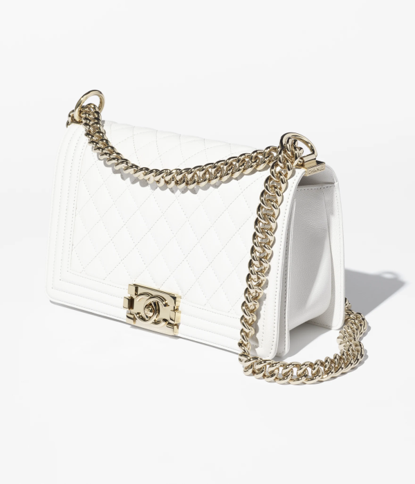 CHANEL Classic Boy Flap Caviar Calfskin & Gold-tone Metal 4