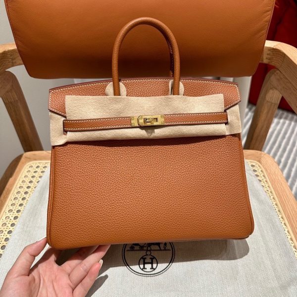 Hermès Birkin 25 Gold Togo Gold Hardware