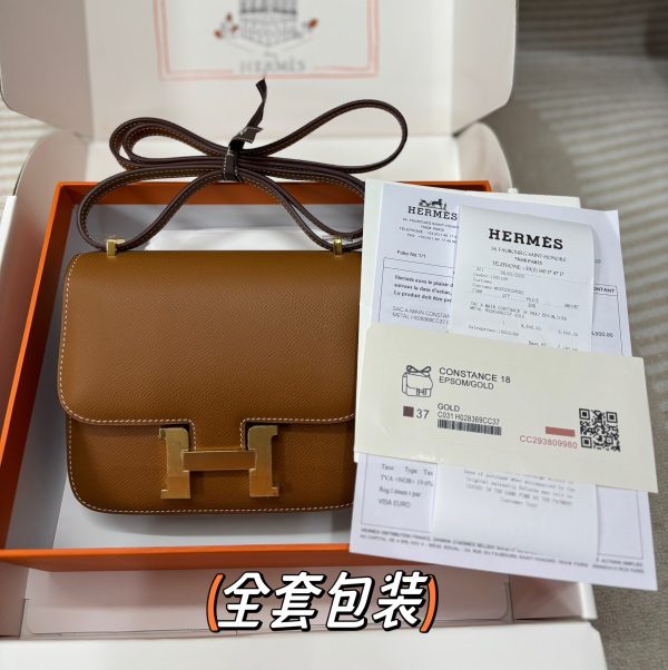 Hermès Constance 18 Gold Epsom Gold Hardware