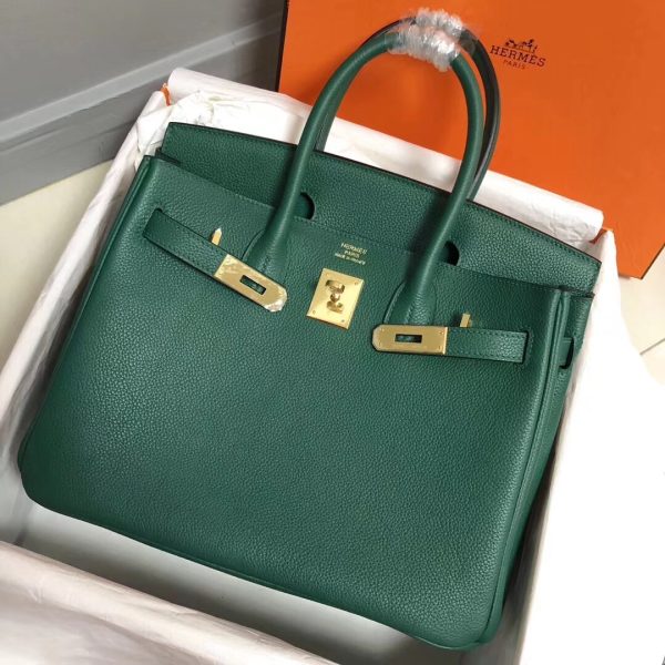 Hermès Birkin 30 Malachite Togo Palladium Hardware