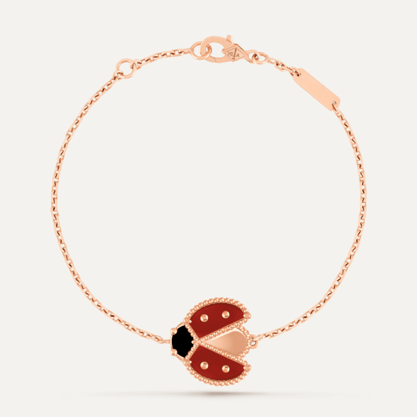 Van Cleef & Arpels Lucky Spring bracelet, open wings ladybug