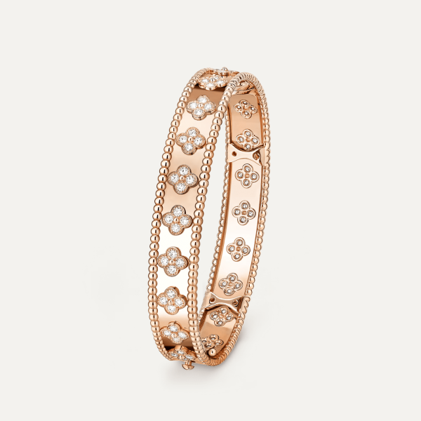 Van Cleef & Arpels Perlée clovers bracelet, medium model