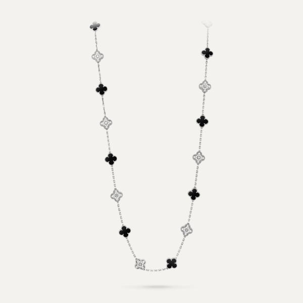 Van Cleef & Arpels Vintage Alhambra long necklace, 20 motifs 7