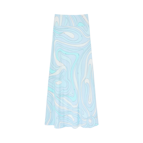 PUCCI Marmo Print Long Skirt 342992