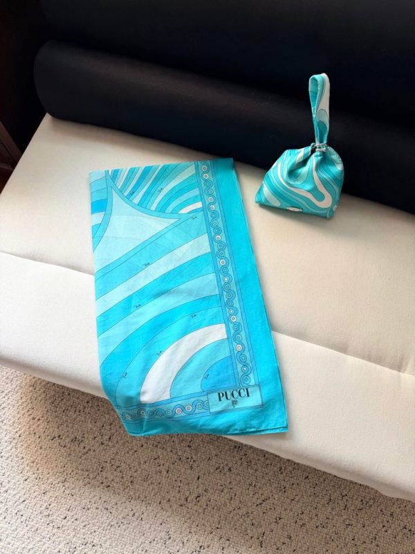 PUCCI archival print square scarf