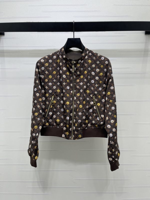 Lv daisy monogram cropped bomber jacket A706B580C